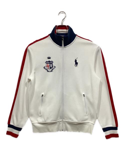 POLO RALPH LAUREN（ポロ・ラルフローレン）POLO RALPH LAUREN (ポロ・ラルフローレン) トラックジャケット ホワイト サイズ:Mの古着・服飾アイテム