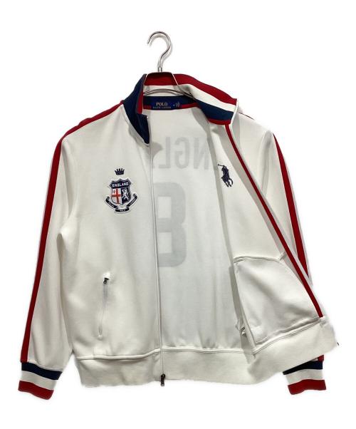 POLO RALPH LAUREN（ポロ・ラルフローレン）POLO RALPH LAUREN (ポロ・ラルフローレン) トラックジャケット ホワイト サイズ:Mの古着・服飾アイテム