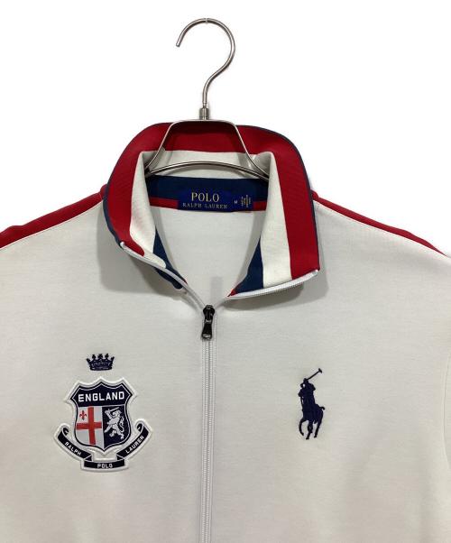 POLO RALPH LAUREN（ポロ・ラルフローレン）POLO RALPH LAUREN (ポロ・ラルフローレン) トラックジャケット ホワイト サイズ:Mの古着・服飾アイテム