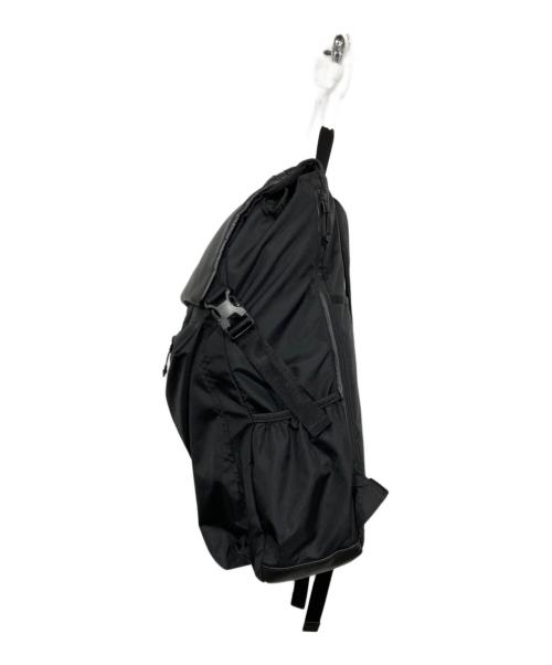 BURLAP OUTFITTER（バーラップアウトフィッター）BURLAP OUTFITTER (バーラップアウトフィッター) ear PAPILLONNER (イアパピヨネ) レザーコンビライトリュック ブラックの古着・服飾アイテム