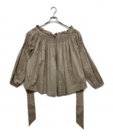 merlette（マーレット）の古着「AMIEL OFF-SHOULDER」｜ベージュ