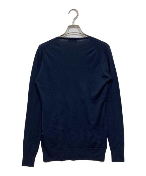 JOHN SMEDLEY（ジョンスメドレー）JOHN SMEDLEY (ジョンスメドレー) Vネックニット ネイビー サイズ:Mの古着・服飾アイテム