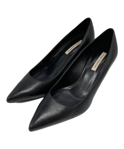 FABIO RUSCONI（ファビオルスコーニ）FABIO RUSCONI (ファビオルスコーニ) パンプス ブラック サイズ:36 1/2の古着・服飾アイテム