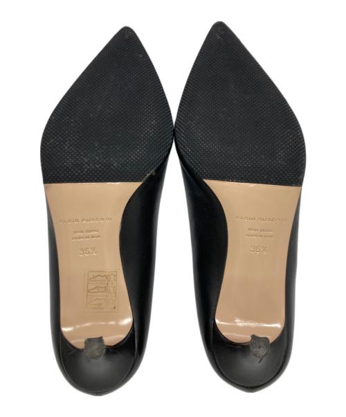 FABIO RUSCONI（ファビオルスコーニ）FABIO RUSCONI (ファビオルスコーニ) パンプス ブラック サイズ:36 1/2の古着・服飾アイテム
