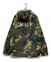 HUF (ハフ) カモフラジャケット グリーン×ベージュ サイズ:M：5000円