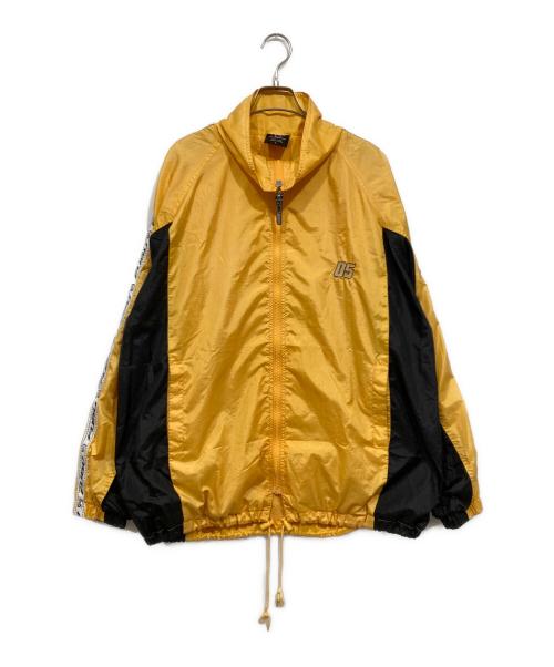 FUBU（フブ）FUBU (フブ) ロゴテープ ナイロンジャケット イエロー サイズ:Ｌの古着・服飾アイテム