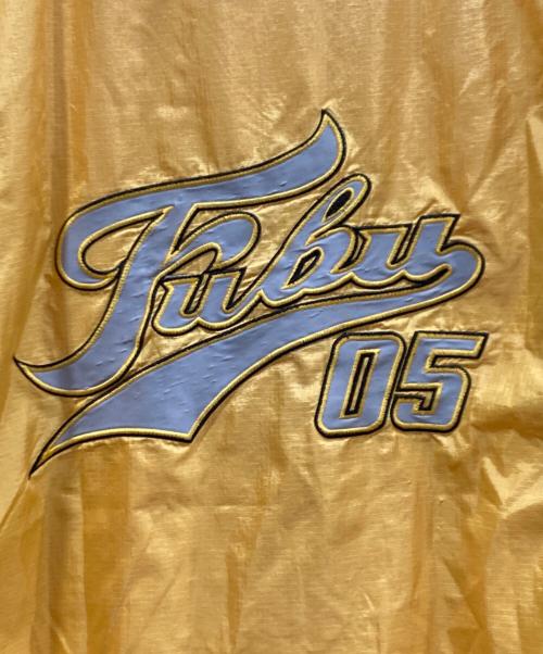 FUBU（フブ）FUBU (フブ) ロゴテープ ナイロンジャケット イエロー サイズ:Ｌの古着・服飾アイテム