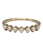 eteエテ）の古着「レイヤード パール リング」