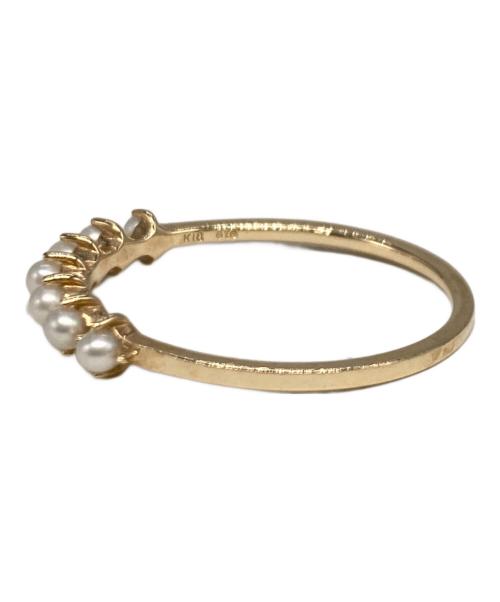 ete（エテ）ete (エテ) レイヤード パール リング サイズ:-の古着・服飾アイテム