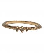 eteエテ）の古着「3連ストーンピンキーリング」