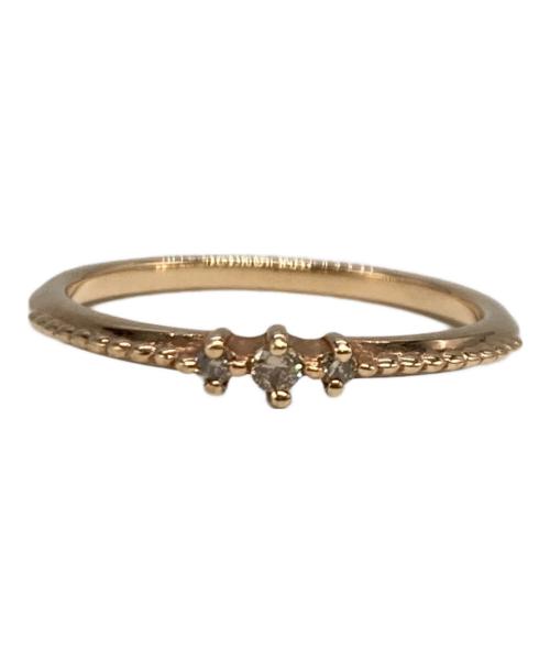 ete（エテ）ete (エテ) 3連ストーンピンキーリング サイズ:-の古着・服飾アイテム