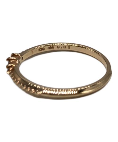 ete（エテ）ete (エテ) 3連ストーンピンキーリング サイズ:-の古着・服飾アイテム