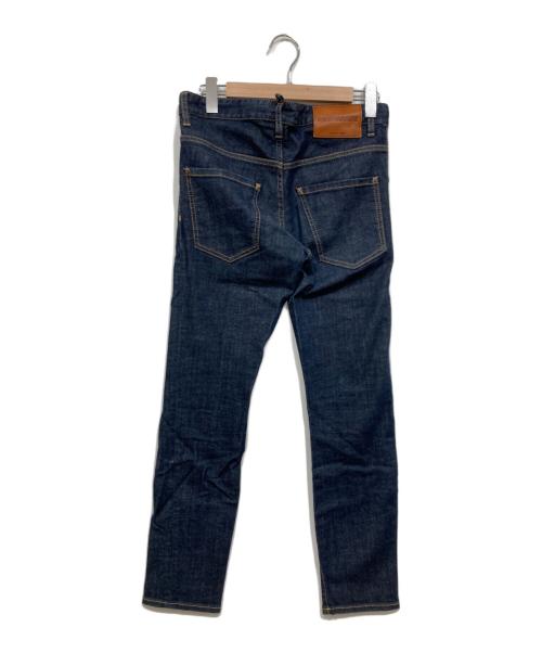 DSQUARED2（ディースクエアード）DSQUARED2 (ディースクエアード) スキニーデニムパンツ インディゴ サイズ:42の古着・服飾アイテム
