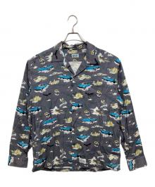 Schott（ショット）の古着「アロハシャツ」｜グレー