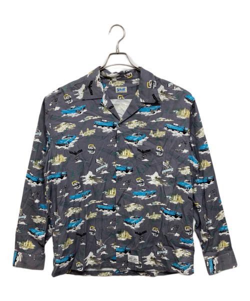 Schott（ショット）Schott (ショット) アロハシャツ グレー サイズ:XLの古着・服飾アイテム