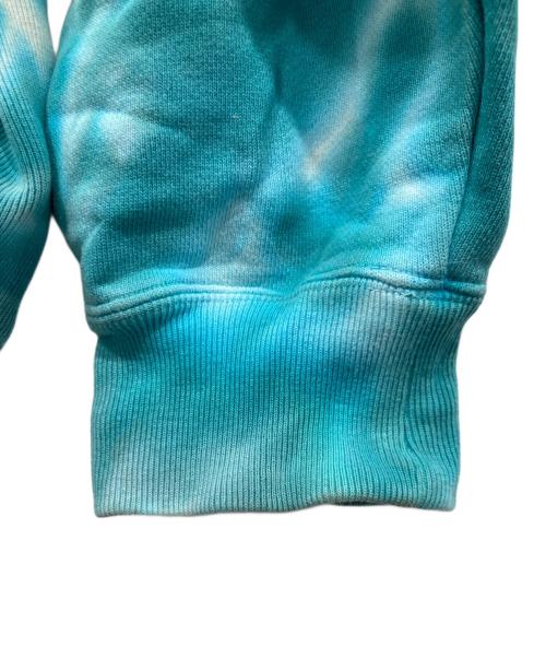 H BEAUTY&YOUTH（エイチ ビューティー&ユース）H BEAUTY&YOUTH (エイチ ビューティー&ユース) ヘビーウェイトスウェット / HEAVY SWEAT CREW NECK グリーン×ホワイト サイズ:LARGEの古着・服飾アイテム