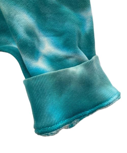 H BEAUTY&YOUTH（エイチ ビューティー&ユース）H BEAUTY&YOUTH (エイチ ビューティー&ユース) ヘビーウェイトスウェット / HEAVY SWEAT CREW NECK グリーン×ホワイト サイズ:LARGEの古着・服飾アイテム