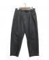 FARAH（ファーラー）の古着「Two Tuck Wide Tapered Pants」｜ブラック