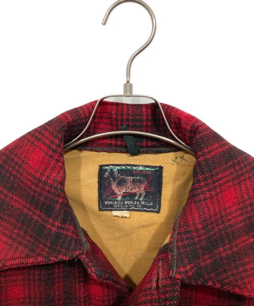 WOOLRICH（ウールリッチ）WOOLRICH (ウールリッチ) 503ハンティングジャケット レッド サイズ:表記なしの古着・服飾アイテム