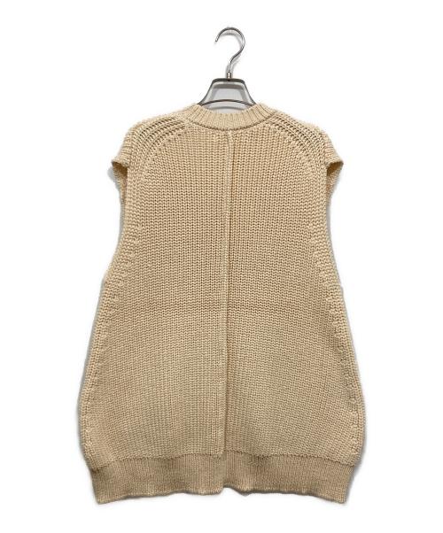 machatt（マチャット）machatt (マチャット) ニットベスト アイボリー サイズ:Freeの古着・服飾アイテム