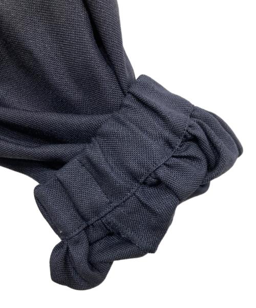 YORI（ヨリ）YORI (ヨリ) ドライツイードパフブラウス ネイビー サイズ:Freeの古着・服飾アイテム