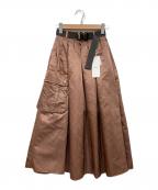 COELコエル）の古着「MA-1風ボリュームスカート」｜ピンク