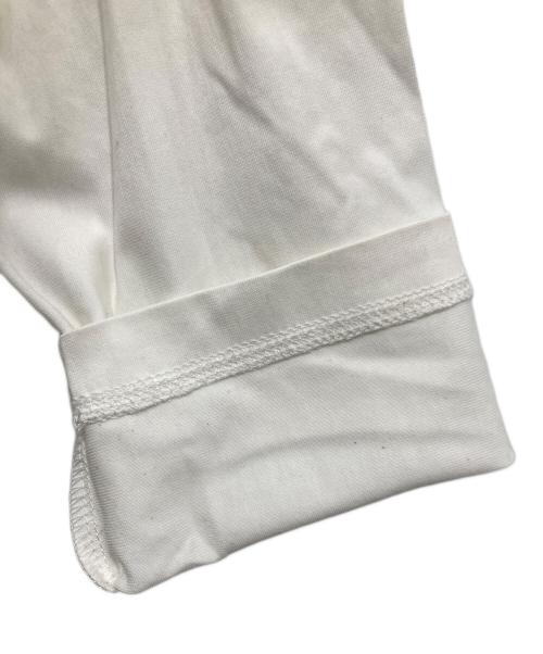 YORI（ヨリ）YORI (ヨリ) スカラップカラーロンTEE ホワイト サイズ:Freeの古着・服飾アイテム