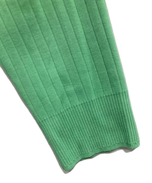 MACKINTOSH（マッキントッシュ）MACKINTOSH (マッキントッシュ) リブカーディガン グリーン サイズ:40の古着・服飾アイテム