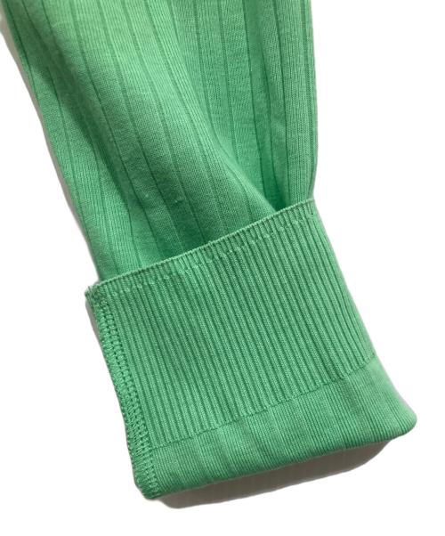 MACKINTOSH（マッキントッシュ）MACKINTOSH (マッキントッシュ) リブカーディガン グリーン サイズ:40の古着・服飾アイテム