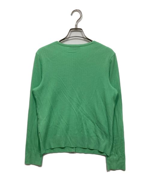 MACKINTOSH（マッキントッシュ）MACKINTOSH (マッキントッシュ) リブカーディガン グリーン サイズ:40の古着・服飾アイテム
