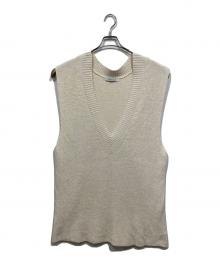 ETRE TOKYO（エトレトウキョウ）の古着「ルージーニットベスト」｜アイボリー