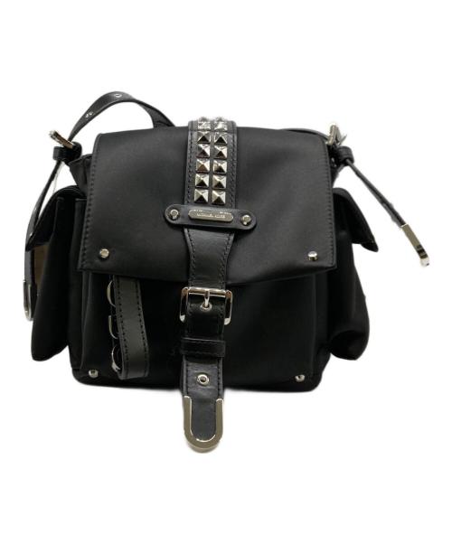 MICHAEL KORS（マイケル・コース）MICHAEL KORS (マイケル・コース) オリビアスタッズショルダーバッグ ブラックの古着・服飾アイテム