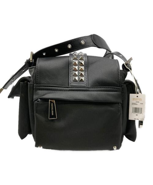 MICHAEL KORS（マイケル・コース）MICHAEL KORS (マイケル・コース) オリビアスタッズショルダーバッグ ブラックの古着・服飾アイテム