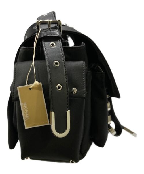 MICHAEL KORS（マイケル・コース）MICHAEL KORS (マイケル・コース) オリビアスタッズショルダーバッグ ブラックの古着・服飾アイテム