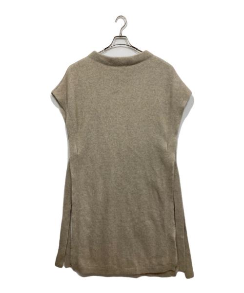 ETRE（エトレ）etre (エトレ) ウールロングベスト ベージュ サイズ:Fの古着・服飾アイテム