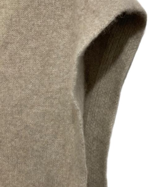 ETRE（エトレ）etre (エトレ) ウールロングベスト ベージュ サイズ:Fの古着・服飾アイテム