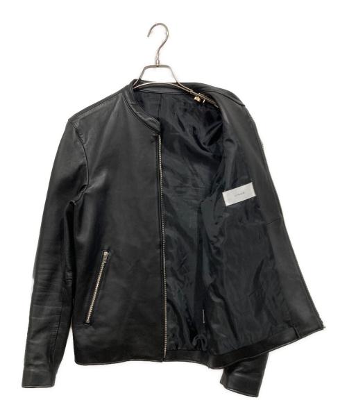 LIDnM（リドム）LIDnM (リドム) シングルライダースジャケット ブラック サイズ:Lの古着・服飾アイテム