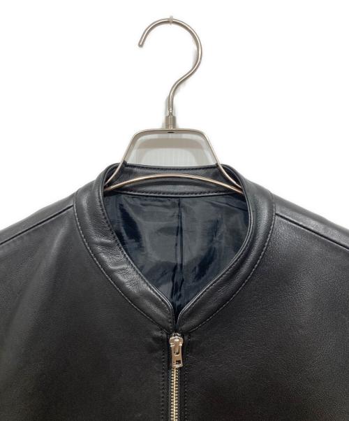 LIDnM（リドム）LIDnM (リドム) シングルライダースジャケット ブラック サイズ:Lの古着・服飾アイテム