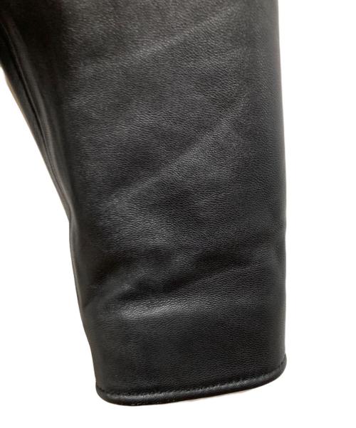 LIDnM（リドム）LIDnM (リドム) シングルライダースジャケット ブラック サイズ:Lの古着・服飾アイテム