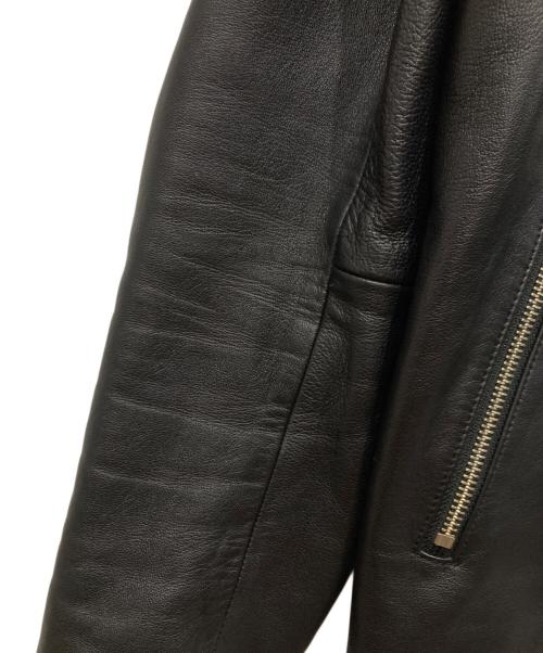 LIDnM（リドム）LIDnM (リドム) シングルライダースジャケット ブラック サイズ:Lの古着・服飾アイテム