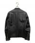 LIDnM (リドム) シングルライダースジャケット ブラック サイズ:L：5000円
