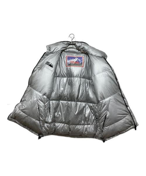 FIRST DOWN（ファーストダウン）FIRST DOWN (ファーストダウン) the apartment (ジ アパートメント) リバーシブルダウンジャケット / 2 FACE ARCTIC DOWN JACKET イエロー×シルバー サイズ:Lの古着・服飾アイテム