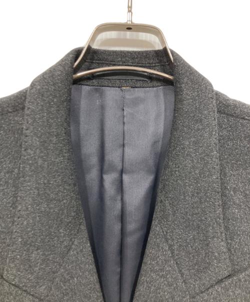 Yves Saint Laurent（イヴサンローラン）Yves Saint Laurent (イヴサンローラン) ロングダブルチェスターコート グレー サイズ:Lの古着・服飾アイテム