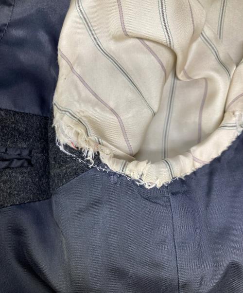 Yves Saint Laurent（イヴサンローラン）Yves Saint Laurent (イヴサンローラン) ロングダブルチェスターコート グレー サイズ:Lの古着・服飾アイテム