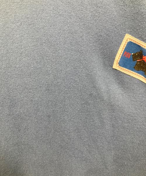 PINK HOUSE（ピンクハウス）PINK HOUSE (ピンクハウス) スコッチテリアプリントスウェットワンピース ブルー サイズ:Freeの古着・服飾アイテム