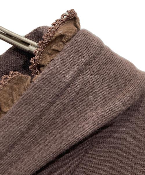 PINK HOUSE（ピンクハウス）PINK HOUSE (ピンクハウス) ブッシュローズ刺繍フーディチュニック ブラウン サイズ:Freeの古着・服飾アイテム