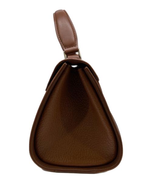 Burberry's（バーバリー）Burberry's (バーバリーズ) レザーハンドバッグ ブラウンの古着・服飾アイテム