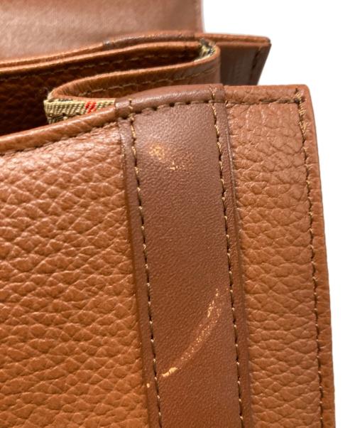 Burberry's（バーバリー）Burberry's (バーバリーズ) レザーハンドバッグ ブラウンの古着・服飾アイテム