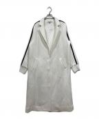 ESSENTIALエッセンシャル）の古着「コットンダンボールチェスターコート」｜ホワイト