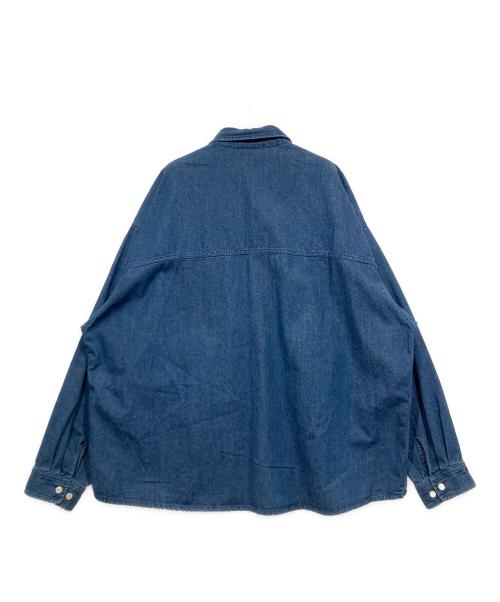 KEBOZ（ケボズ）KEBOZ (ケボズ) デニムシャツ ブルー サイズ:XLの古着・服飾アイテム